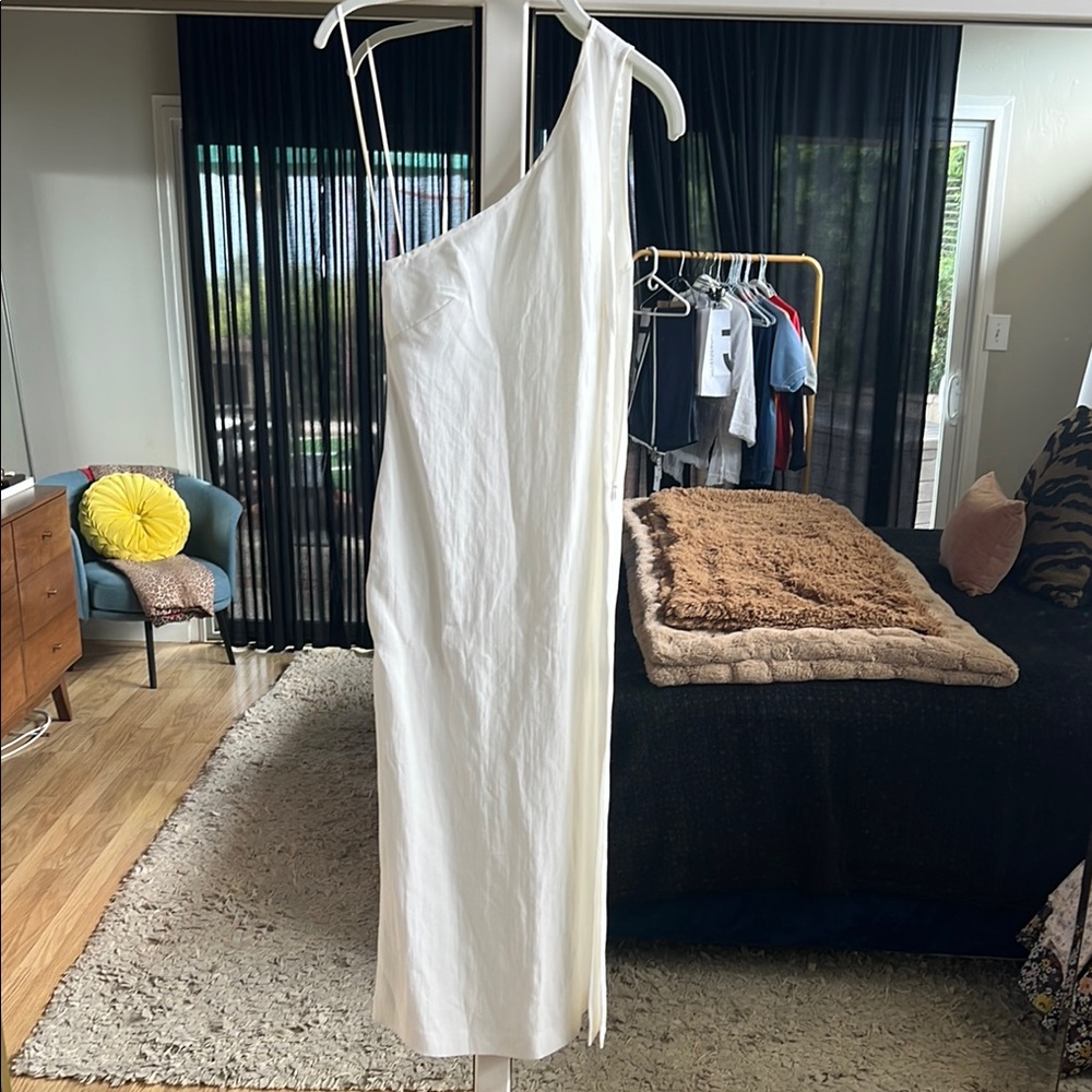 Madewell One-Shoulder linen Dress